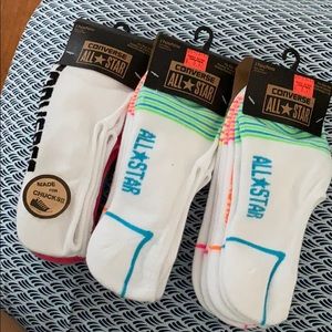 Converse Socks 9 Pairs Total. Women size 4-10